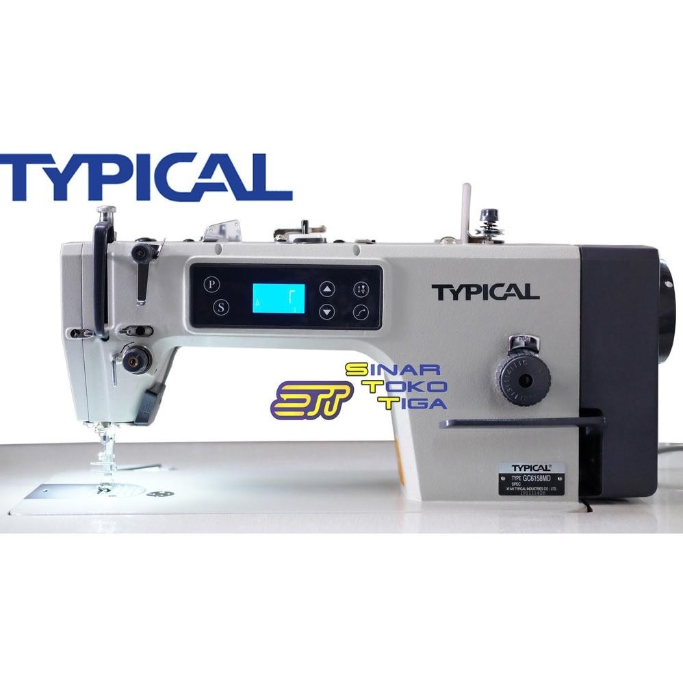 NEW FREE ONKIR TYPICAL GC 6158MD / 6158MD2 PUTUS BENANG OTOMATIS MESIN JAHIT SERVO HIGH SPEED KONVEK