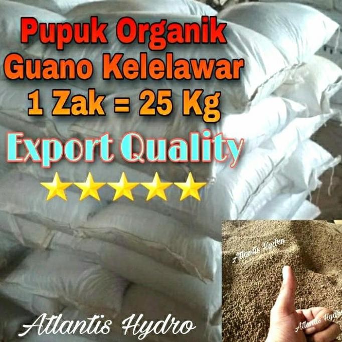 Pupuk Organik Guano / Pupuk Guano Kelelawar / Guano Granulle MURAH 