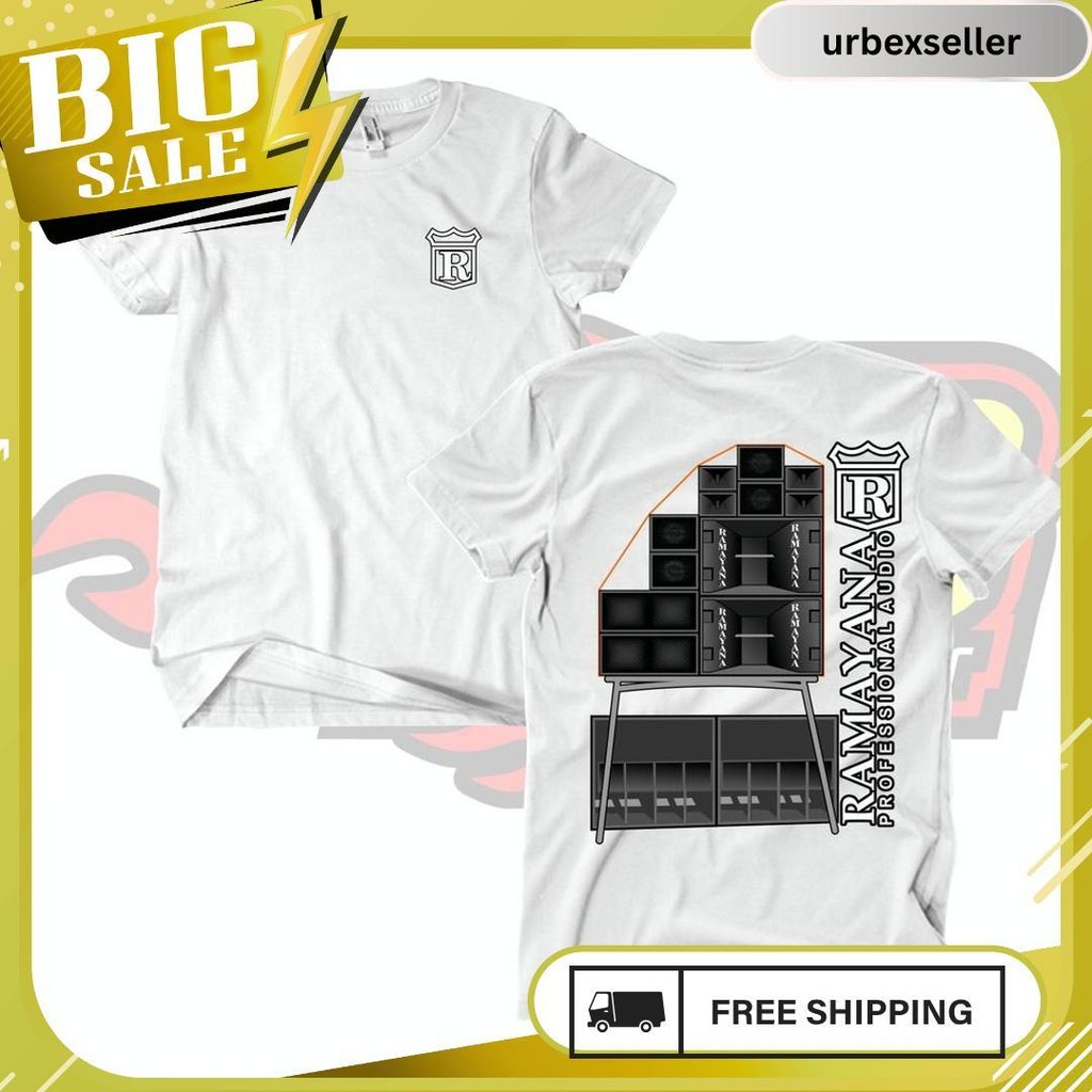 Baju Kaos Katun Pria Wanita Ramayana Sound System Sound Balap Blitar Siap Kirim