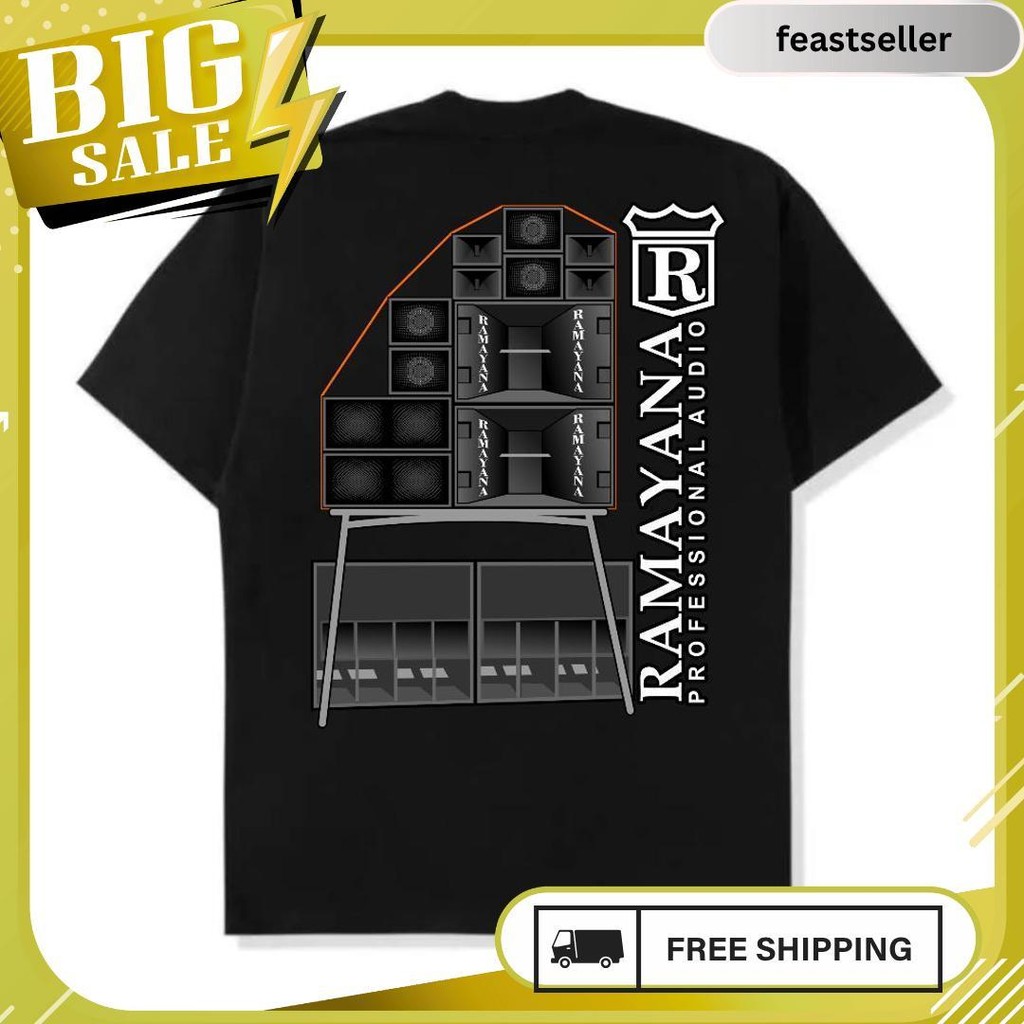 Baju Kaos Katun Pria Wanita Ramayana Sound System Sound Balap Blitar 6.6