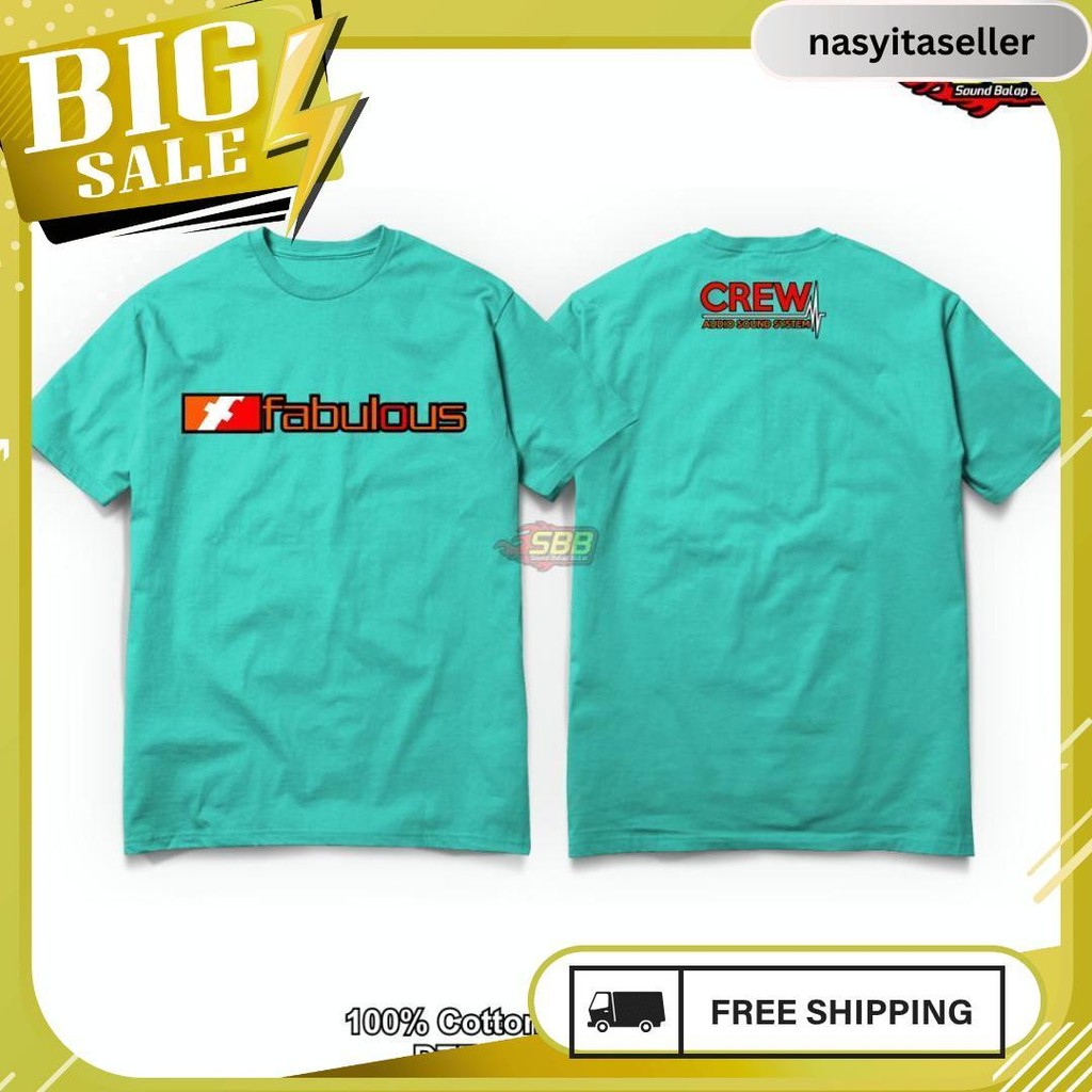 Kaos Fabulous Acr | Kaos Audio Sound System | Soundbalapblitar Gratis Ongkir