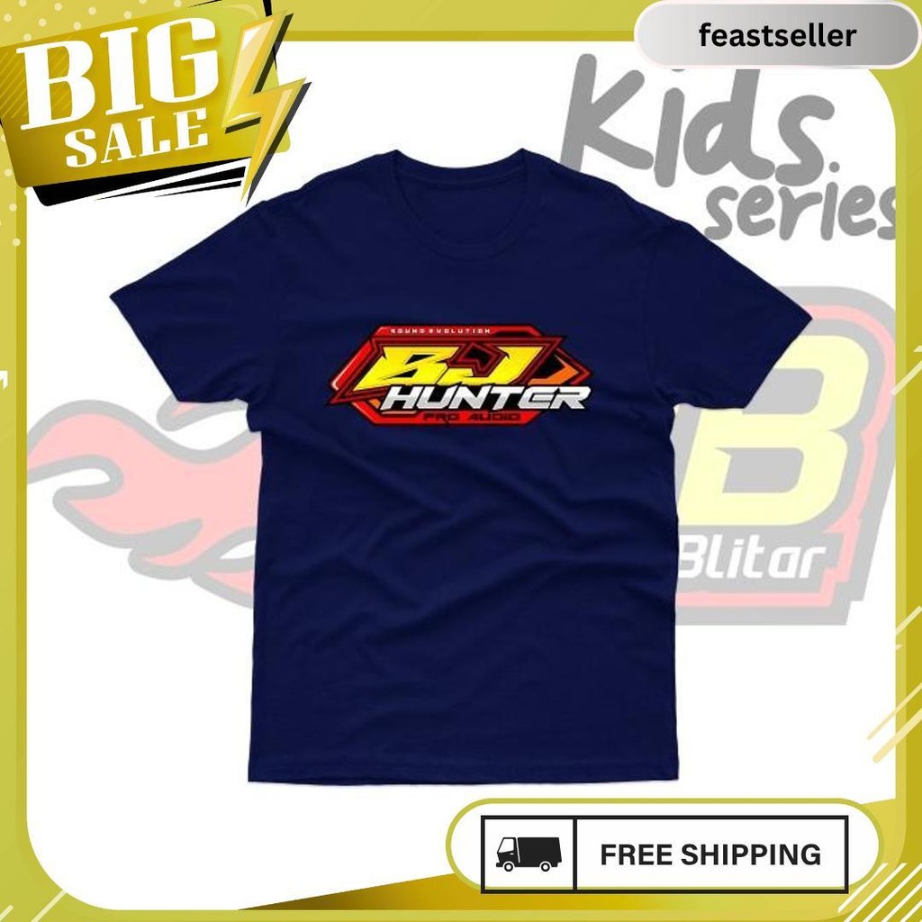 Baju Kaos Anak Bj Hunter New Katun Combed Sound System 6.6