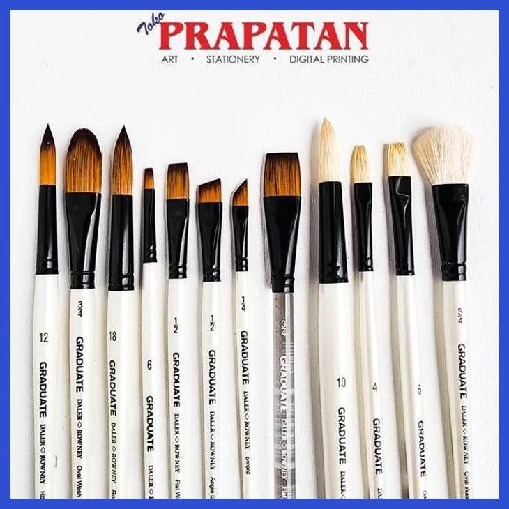 

( SEKOLAH / LUKIS ) DISCOUNT KUAS DALER ROWNEY GRADUATE BRISTLE PAINT BRUSH LONG HANDLE (SENI / MENGGAMBAR / ART / KERAJINAN ) PRIVASI AMAN
