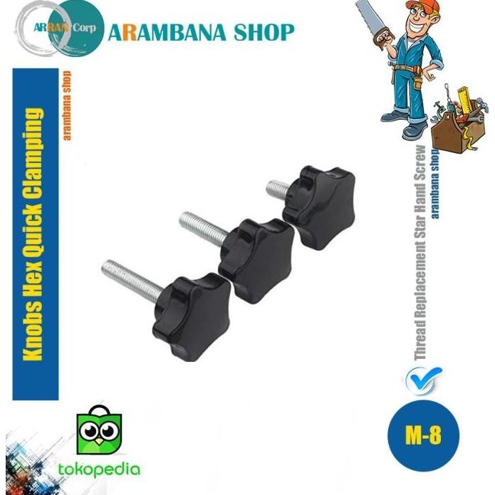 [Expert] Knob bolt star M8