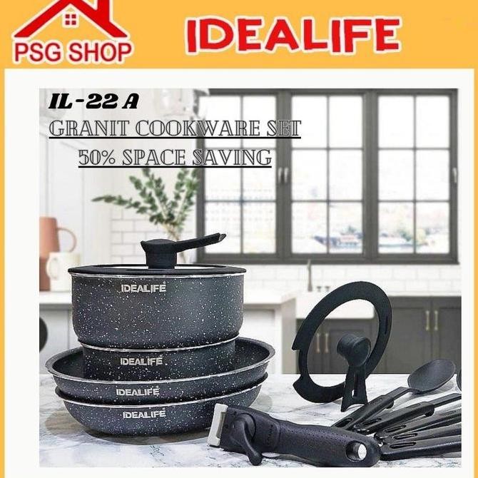 Murah Idealife Cookware Set / Panci Set (Il-22A)
