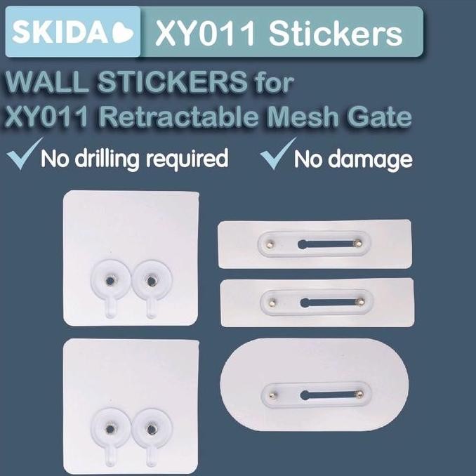 Wall Stickers For Xy011 Retractable Safety Gate Murah