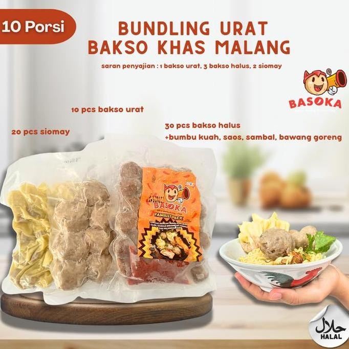 

Bundling bakso URAT frozen food khas malang 10 porsi