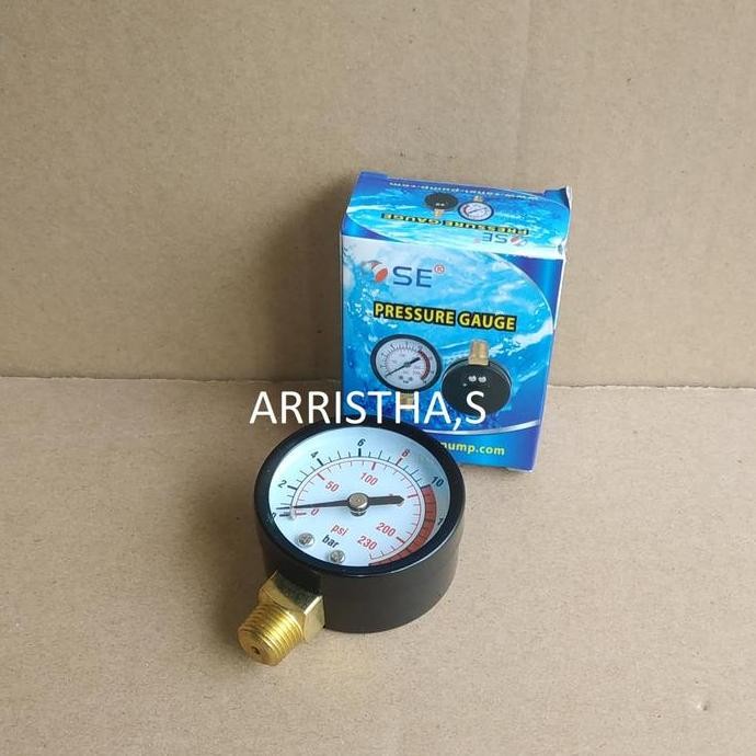 *:*:*:*:*] Pressure Gauge Tekanan Pompa Air/Amper 3/8"