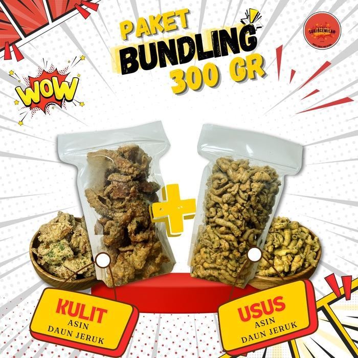 

Paket Bundling (Usus Ayam Dan Kulit Ayam Crispy Ukuran 300Gr)