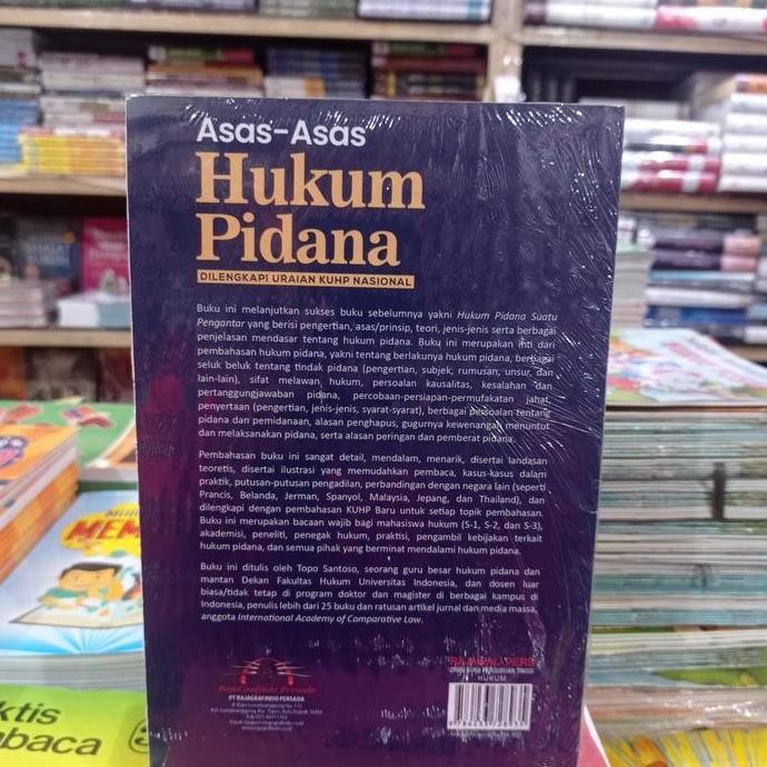 

Buku ASAS-ASAS HUKUM PIDANA. by. Topo Santoso LL