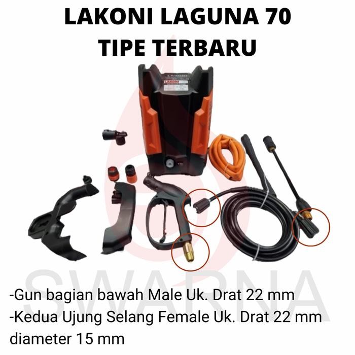 LAKONI LAGUNA 70 TERBARU PAKET 3 QUICK RELEASE KONEKTOR JET CLEANER