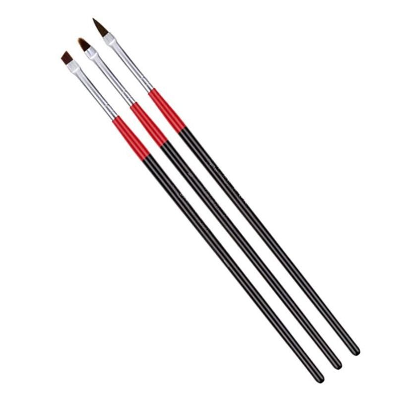 Premium 3pcs Kuas Tambal Gigi Nylon Kuas Gigi Dental Nylon Brush Carving Polishing Poles Tambalan Ve