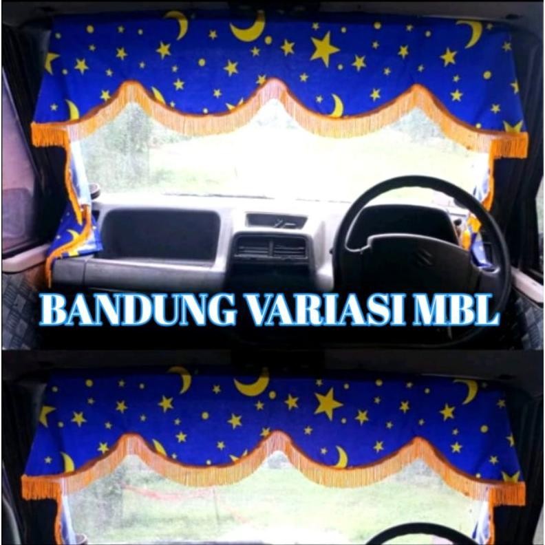 gorden lis kaca depan mobil Truk Fuso Hino variasi mobil/gorden mobil /  Gorden list kaca depanmobil