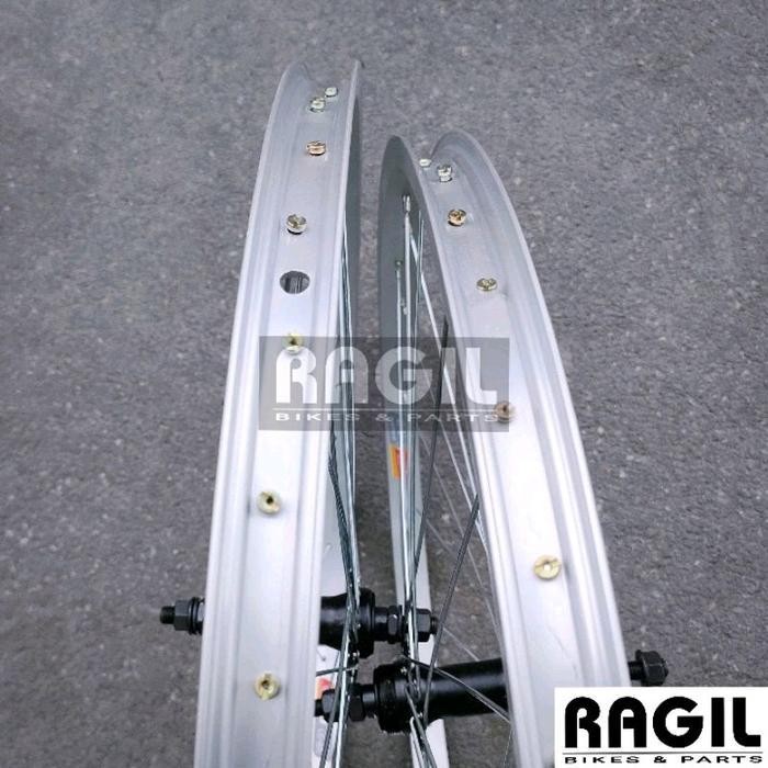 Wheelset Sepeda 24 Araya Vp21 Velg Rim Rims Vp 21 Hub Freehub Jari Jari Roda Jadi Depan Belakang Sep