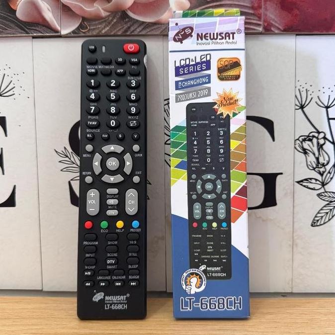 hanya disini] ORIGINAL REMOTE TV CHANGHONG REMOT TV LED CHANG HONG RIMOT TV LCD CHANGHONG NEWSAT LT-