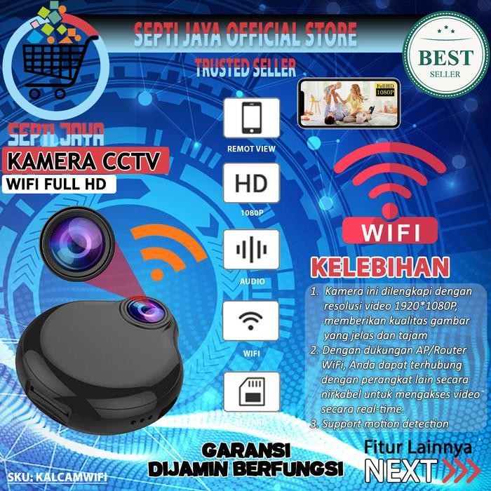 Hidden Mini Camera WiFi Kamera Gantungan Kalung Liontin Ultra Kecil Full HD 1080P Camcorder Perekam 