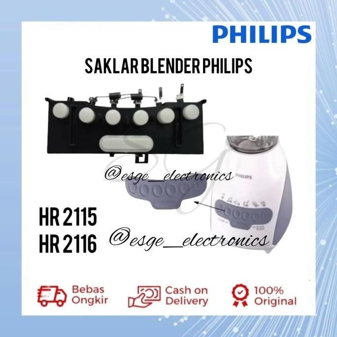 @#@#@#] ORIGINAL SAKLAR BLENDER PHILIPS HR2115 HR2116 TOMBOL ON OFF MESIN BLENDER PHILIPS HR 2115 HR