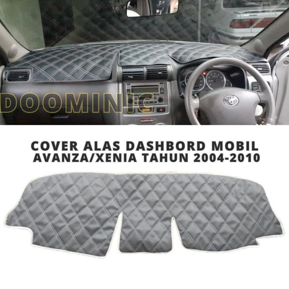 Cover Alas Dashbord Mobil Avanza Xenia Lama 2004-2010 Berbahan Kulit Premium Pelindung Dashbord Mobi