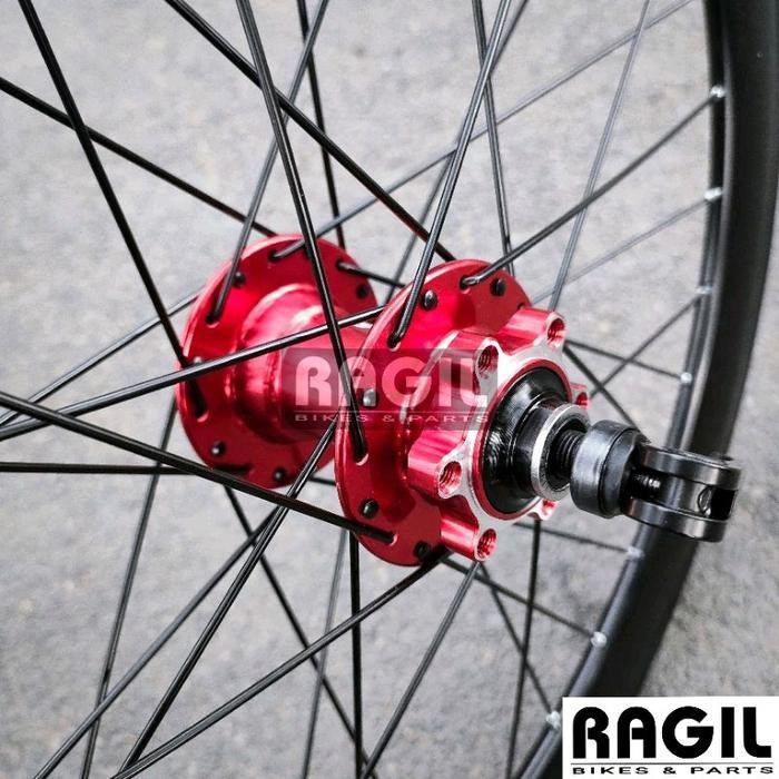 Wheelset Sepeda 20 Plus Araya Ks40 22 Inch 20 X 1 3/8 Etrto 451 Rim Rims Velg Hub Freehub Slup Casse