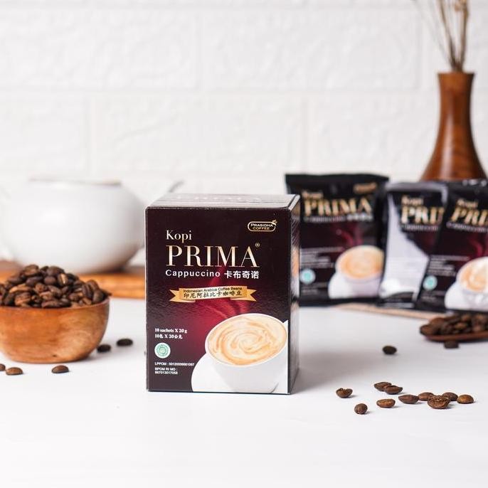 

Kopi Prima Cappuccino | 1 inner box ( 10 sachet X 20 gr )
