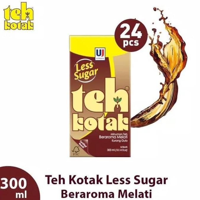 

JH8 Ultra Teh Kotak Less Sugar 300ml