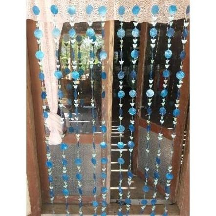 TERMURAH TIRAI SIMPING 2METER /TIRAI KERANG SIMPING / TIRAI KERANG CAPIZ BANYAK WARNA FREE BUBBLE NS