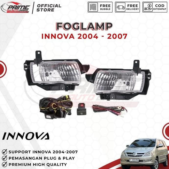 FOGLAMP FOG LAMP LAMPU KABUT KIJANG INNOVA 2004 2005 2006 2007 ORIGINAL DAN TERPERCAYA