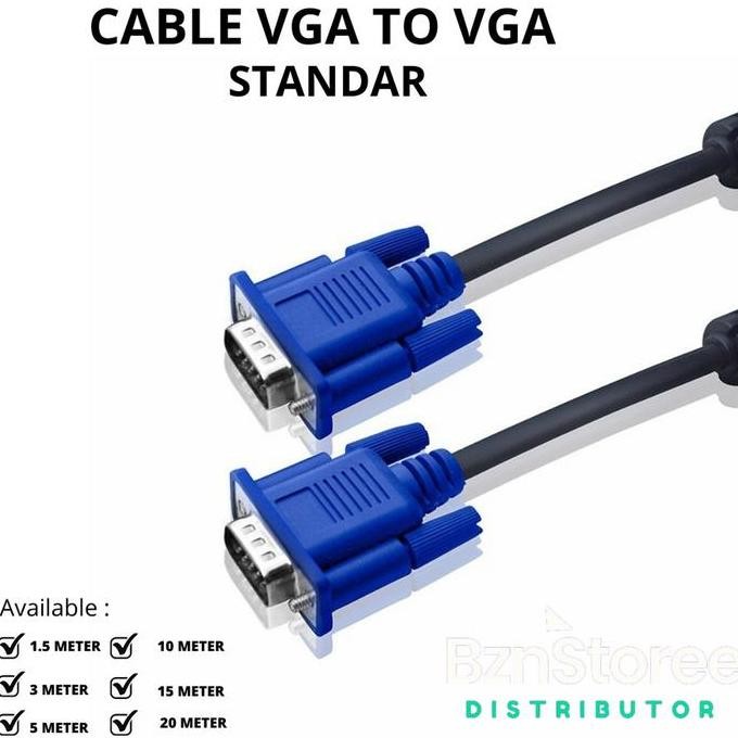 {{{{}}] KABEL VGA 3M / VGA 3 METER / VGA 3 M DIGITAL /KABEL VGA MALE TO MALE