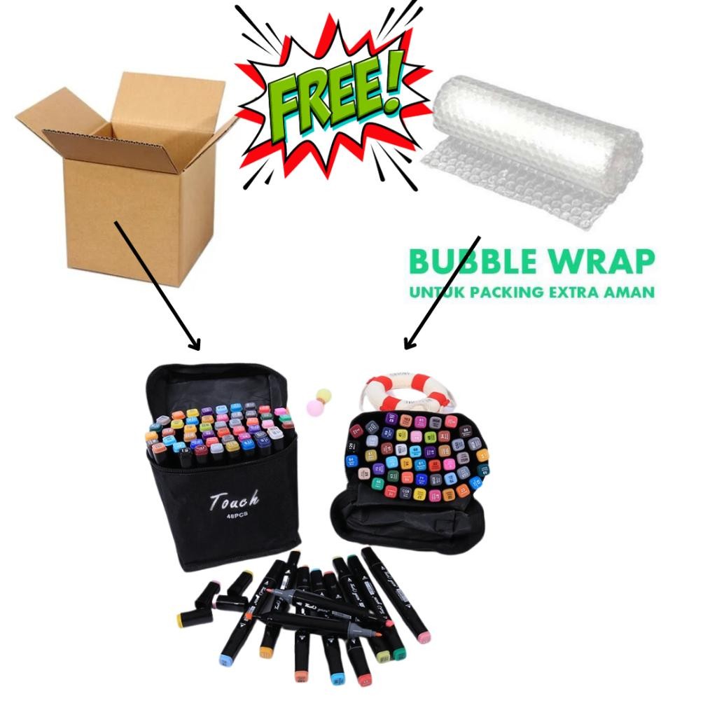 

TouchFive 168/120/80/60/48 Warna Sketsa Spidol Umum General Marker Set Animation Markers