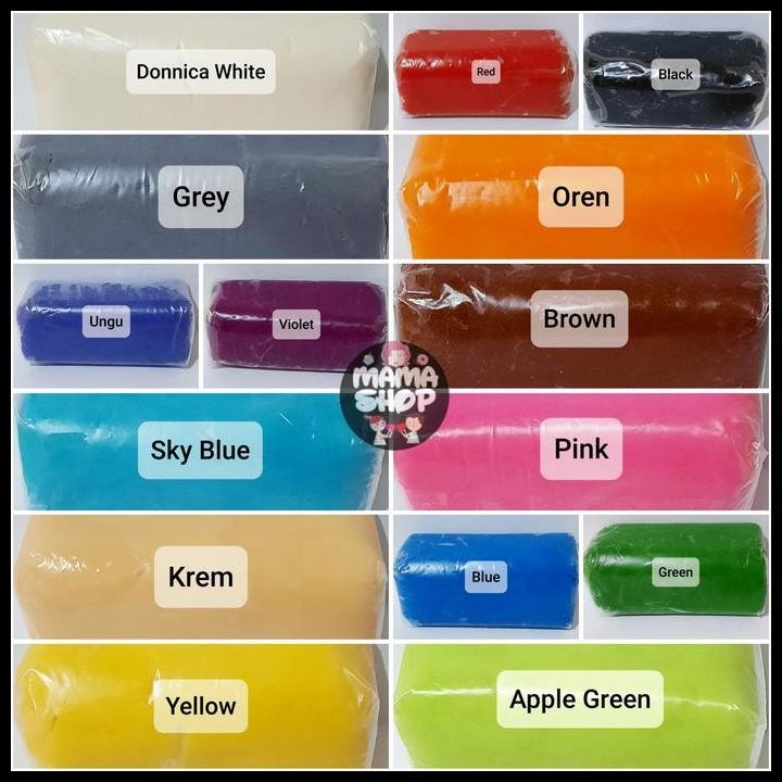 

Terlaris Fondant Merah / Fondant Hitam / Fondant 500 Gr Merk Donica Gula Dekor Good Quality