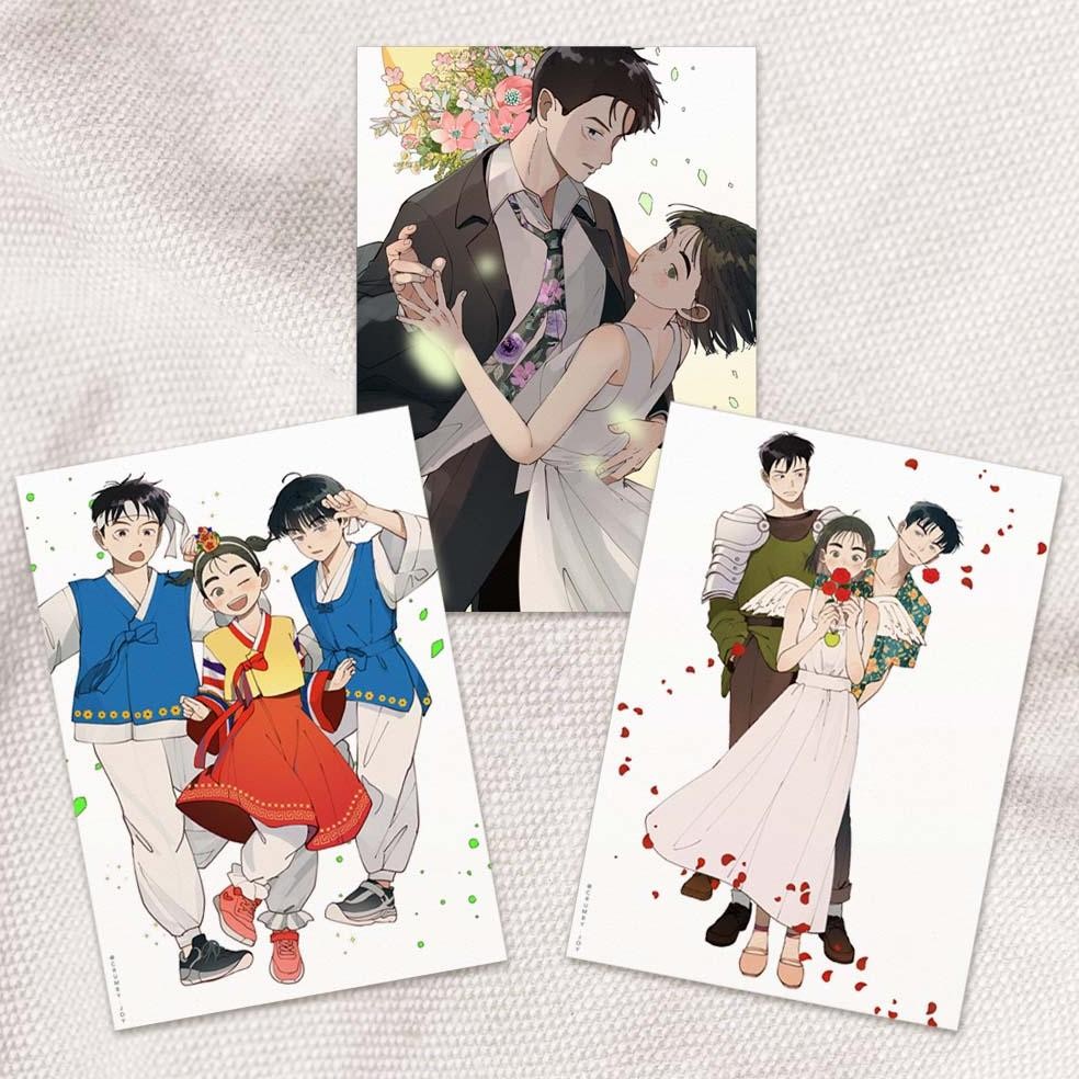 

After School Lessons for Unripe Apples Hwang Miae Kim Cheol Fanart / A6 Prints by Crumby_Joy DiM