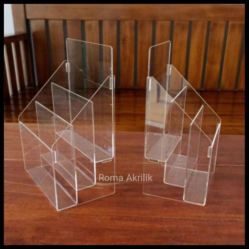 

TEMPAT BROSUR A6 3 SUSUN/AKRILIK BROSUR SUSUN