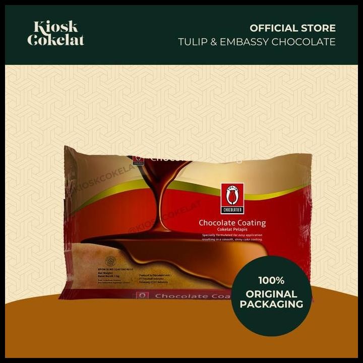 

Terlaris Tulip Chocolatier Chocolate Coating 1Kg Good Quality