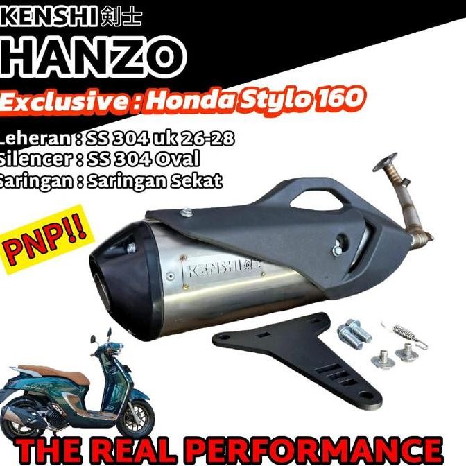 Bestseller Kenshi Hanzo Knalpot Standar Racing Honda Stylo 160 Pnp