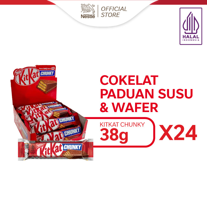

KitKat Chunky Coklat Wafer Original 38g x 24