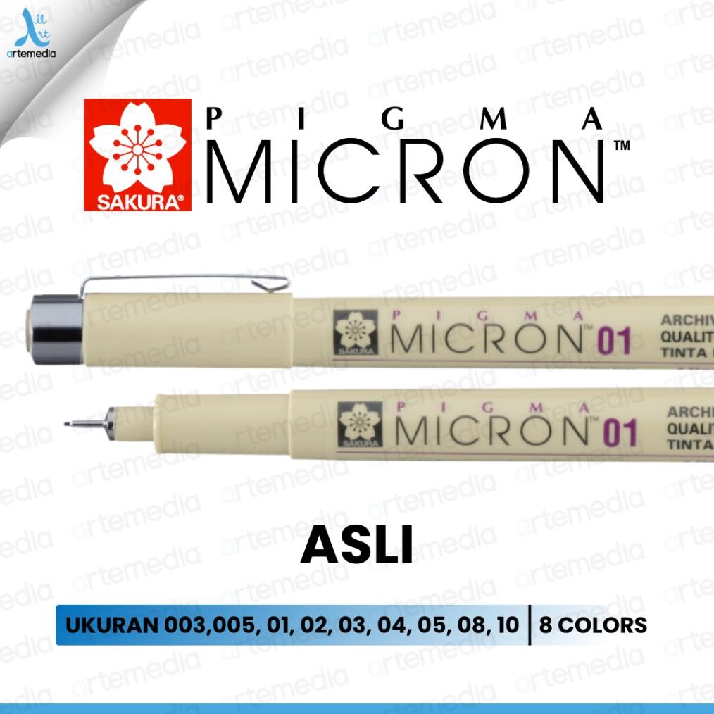 

Sakura Pigma Micron Drawing Pen 003 005 01 02 03 04 05 08 10 Fine Liner DiM