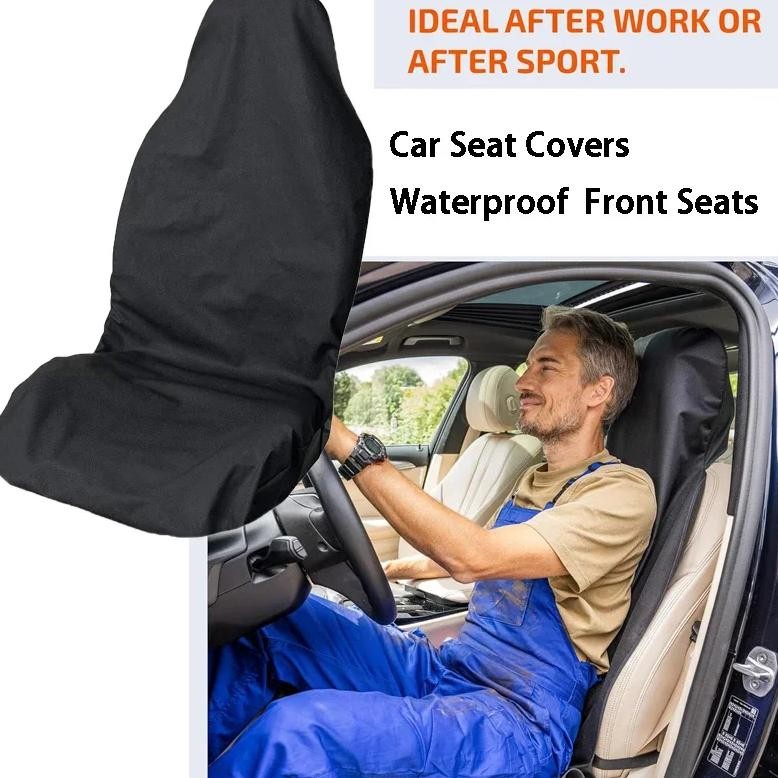 Car Seat Covers Waterproof Front Seats Universal Fit Car Seat Protector for Gym Workout Running Swim