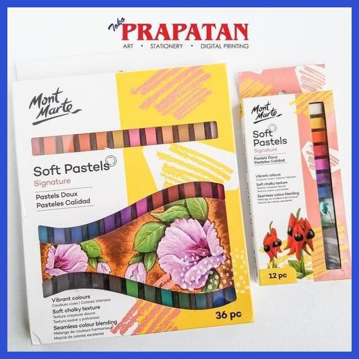 

( SEKOLAH / LUKIS ) PROMO MONT MARTE SOFT PASTEL MMPT (SENI / MENGGAMBAR / ART / KERAJINAN ) GOOD QUALITY