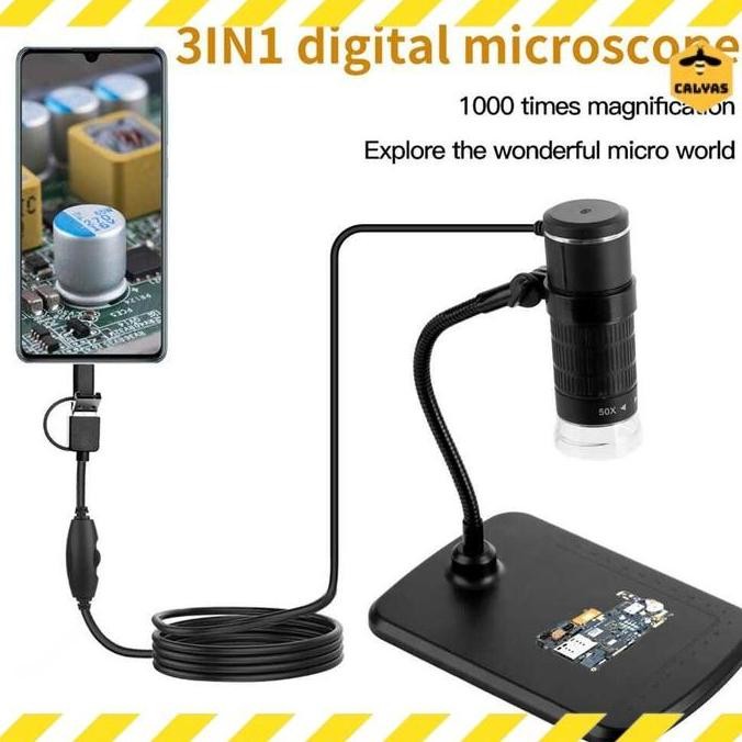 

Sale Mikroskop Digital Usb Android Hd 1000X Magnification Microscope