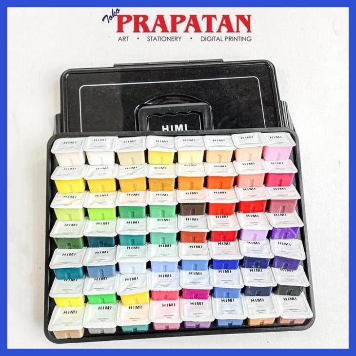 

( SEKOLAH / LUKIS ) DISCOUNT MIYA HIMI GOUACHE 56 WARNA X 30ML + METALLIC COLORS + NEON COLORS (SENI / MENGGAMBAR / ART / KERAJINAN ) PACKING AMAN