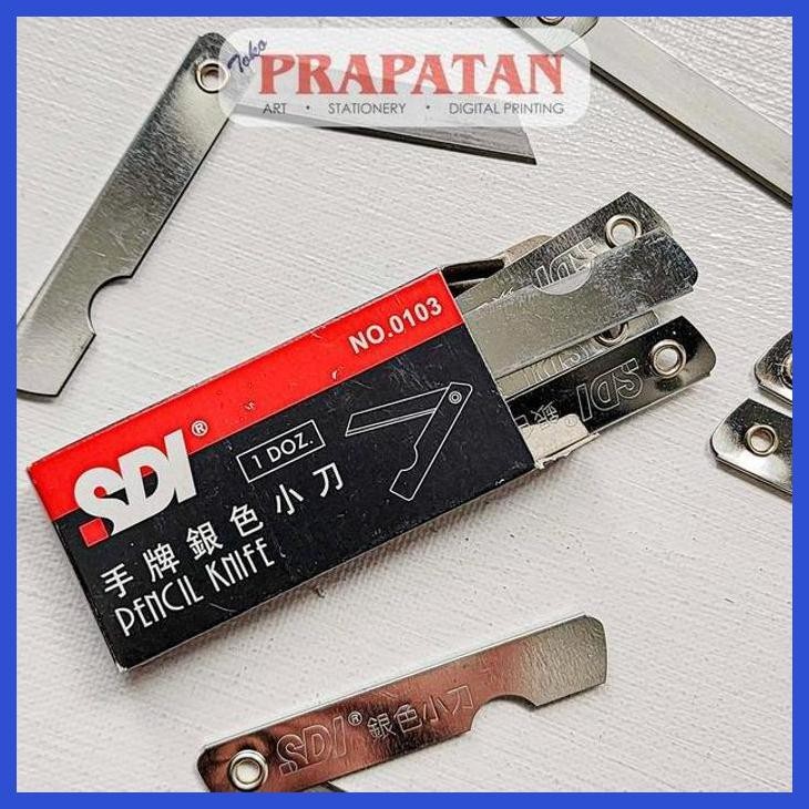 

( SEKOLAH / LUKIS ) SALE SDI MINI CUTTER PENCIL KNIFE 0103 | PISAU LIPAT | ALAT POTONG (SENI / MENGGAMBAR / ART / KERAJINAN ) GOOD QUALITY
