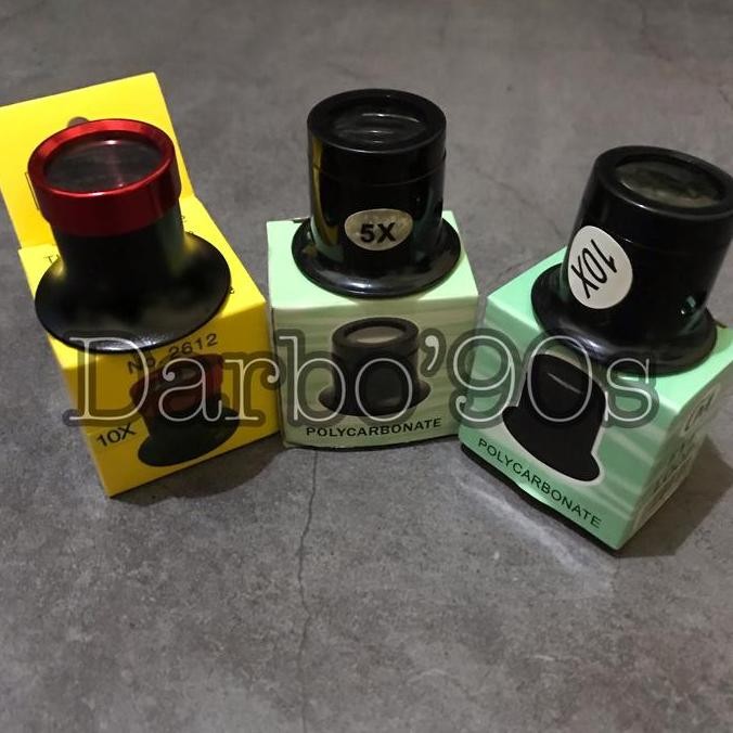 

Sale Eye Loop / Kaca Pembesar 10X /Watch And Jewelry Magnifying Eyepiece
