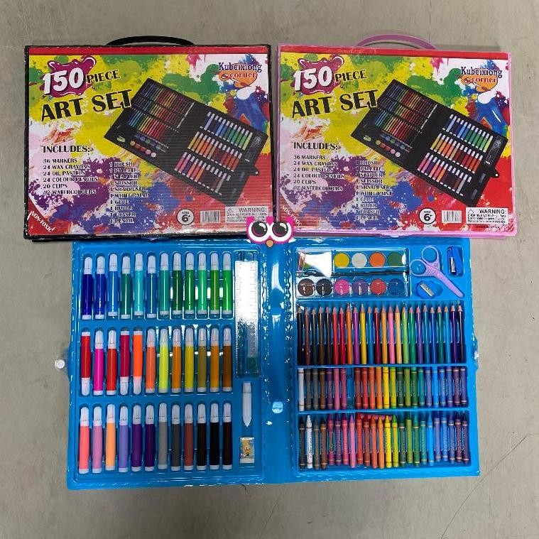 

CRAYON ART COLOURING SET ISI 150 PCS / ALAT MELUKIS DAN MEWARNAI ANAK / KRAYON WARNA