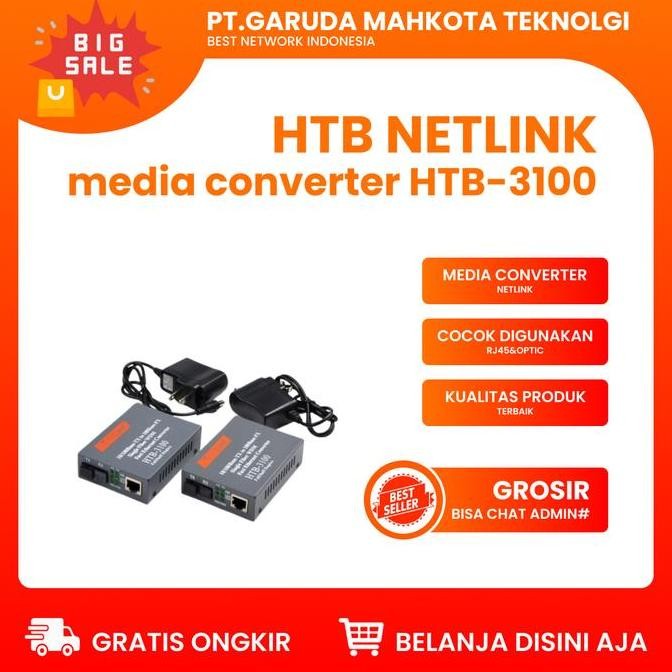

Sale Netlink Htb 3100 Fiber Optic Media Converter Rj45 25Km 10/100M