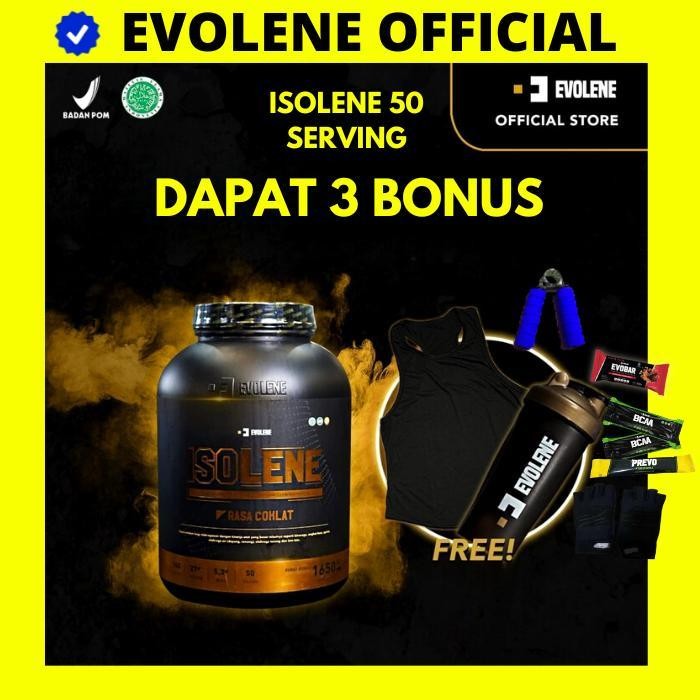 Isolene 50 Serving 1.65Kg Whey Protein Isolate Evolene Isolen Isoline