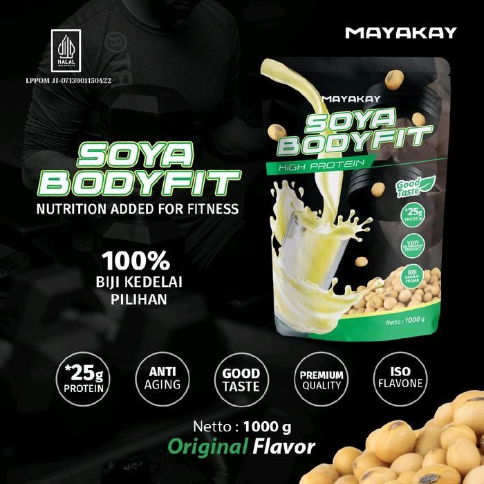 

Whey Soya Protein Soya Bodyfit Susu Fitnes Susu Kedelai Bubuk