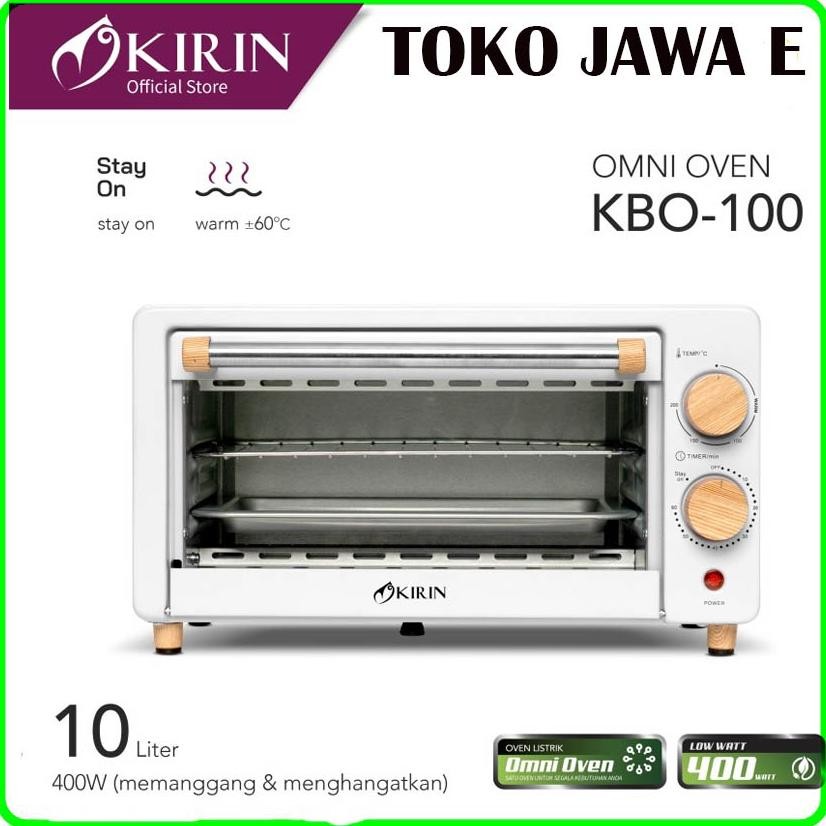 OVEN MINI KIRIN/OVEN + MICROWAVE KIRIN KBO 100M Kapasitas 10 Liter - Hemat Litrik