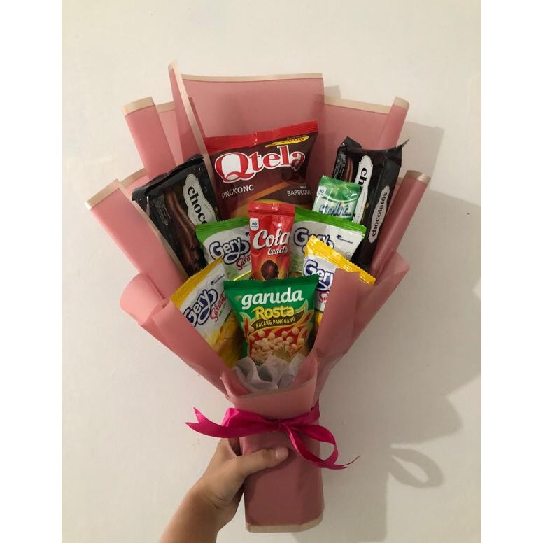 

Bucket snack / Buket makanan / Buket Wisuda