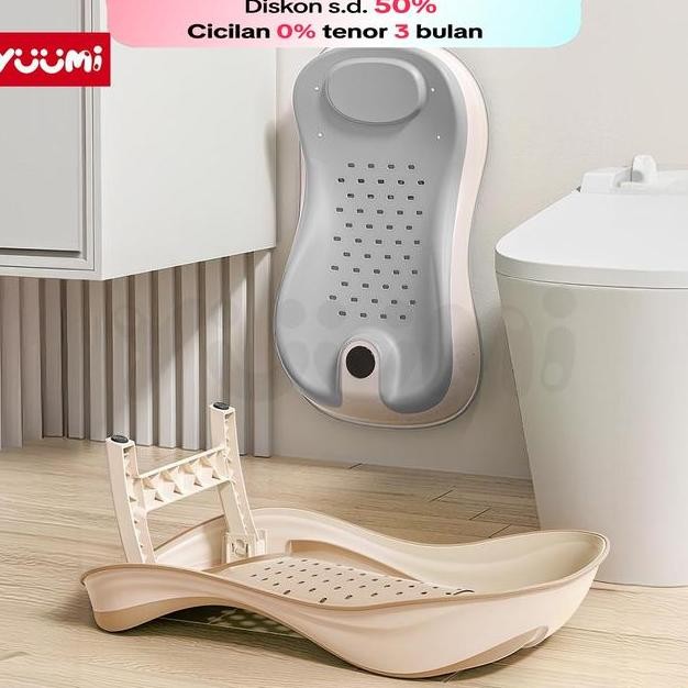 Yuumi Foldable Bak Mandi Bayi Ergonomi Sandarantempat Mandi Bayi Bathtub Portable Bak Mandi Anak Bas