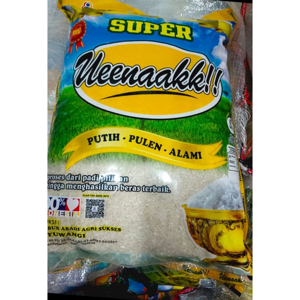

Beras Super Uenak 10kg